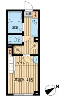 イーストフォート【2階】の間取り