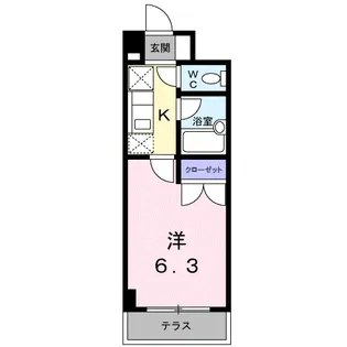 サンブライトいずみ【1階】の間取り