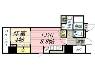 コンフォリア蒲田【12階】の間取り