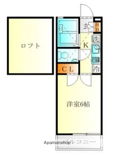 ラフィール汐入【2階】の間取り