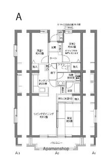 ヒルズ南戸塚3号棟【3階】の間取り