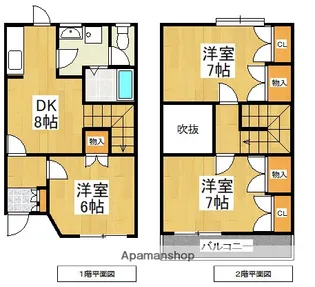 SHALLOWVALLEY【2階】の間取り