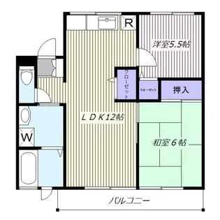 パーシモンⅠ【2階】の間取り