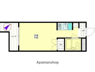 ヒルトップ霞ヶ丘【4階】の間取り