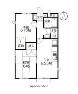 チェリーハウス小和田【1階】の間取り