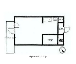 フレンドポート磯子第1【2階】の間取り