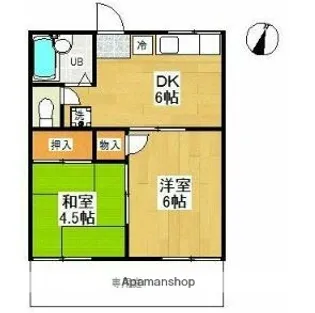 シャレー原宿C棟【1階】の間取り