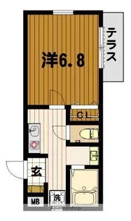 クレール六浦東【1階】の間取り