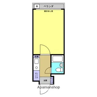プリンスオブオレンジ横浜【4階】の間取り