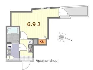 グリーンハイツ西横浜【2階】の間取り