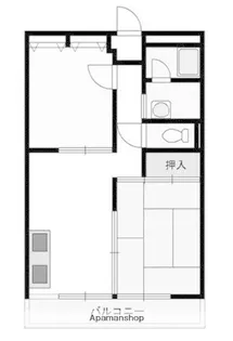 フラッツ・イケベ【4階】の間取り