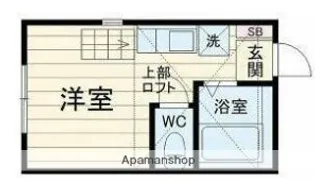 ヒルズ反町 B棟【2階】の間取り