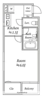 リブリー本牧【4階】の間取り