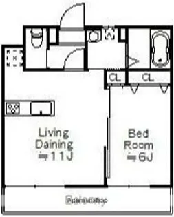 モントレー大船【1階】の間取り