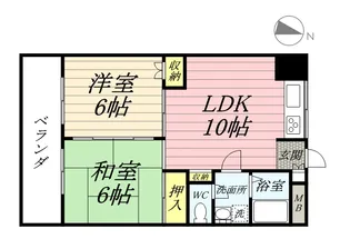 メゾン1・39・4【5階】の間取り