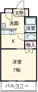 ラポール鶴嶺【4階】の間取り