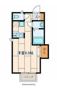 ワイズスクエア【2階】の間取り