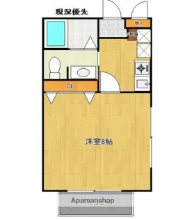 ハイム浜須賀【1階】の間取り