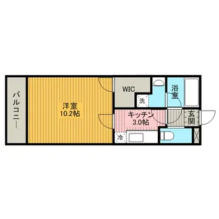 ベルフルール【305号室】の間取り