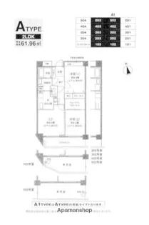 パルク ド スリジェ【1階】の間取り