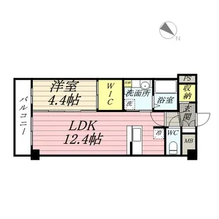 第7山洋ビル【4階】の間取り