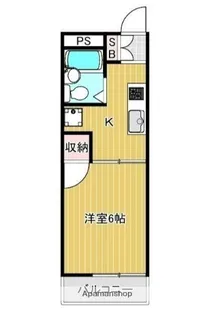 富岡ハイツ【2階】の間取り