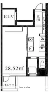 ヴィヴァント【5階】の間取り