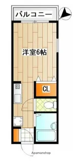 パインホームズ多摩川Ⅱ【2階】の間取り