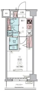 LEXE鷺沼【2階】の間取り