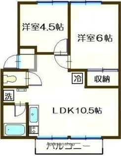 ベルビュー港南台【1階】の間取り