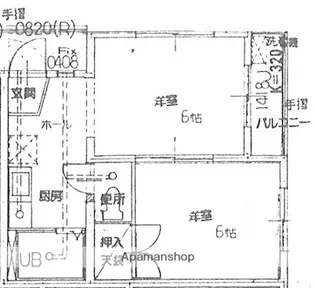 ホーマットスミ鳥見塚【2階】の間取り