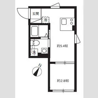 アピチェ田園調布【3階】の間取り