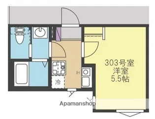 コモリベルタ【2階】の間取り