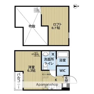 RUMAH KL【2階】の間取り