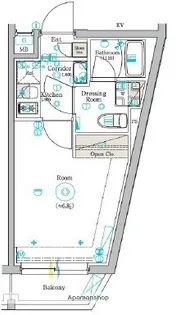 SYNEX YOKOHAMA−NEGISHI【3階】の間取り
