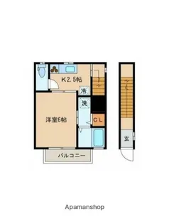 サンシャイン西蒲田【2階】の間取り