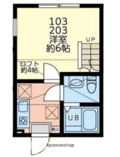 ハイムカノア【1階】の間取り