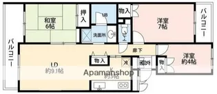 グランドコート林間【2階】の間取り