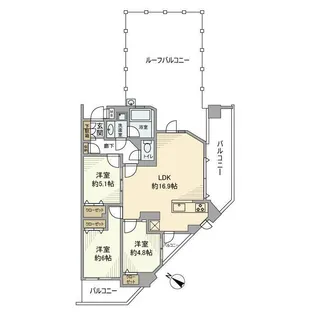 グランエルズ洋光台【4階】の間取り