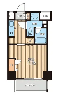レジディア新横浜【5階】の間取り