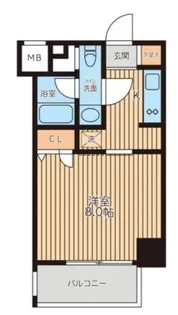 レジディア新横浜【5階】の間取り