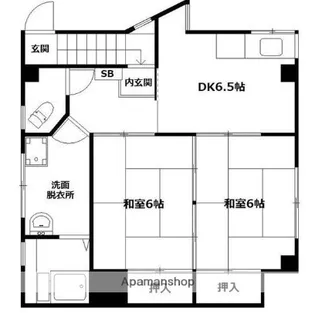清田アパート【3階】の間取り