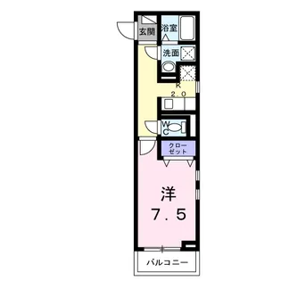 ヴェリーヌ【1階】の間取り