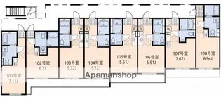 シティ湘南【2階】の間取り