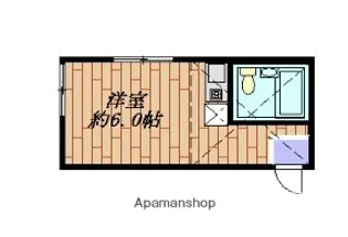 ユナイト田浦パルタージュ【2階】の間取り