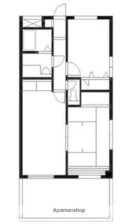 ヒルサイドパレスⅠ【2階】の間取り