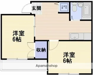 ベルグ湘南鵠沼【3階】の間取り