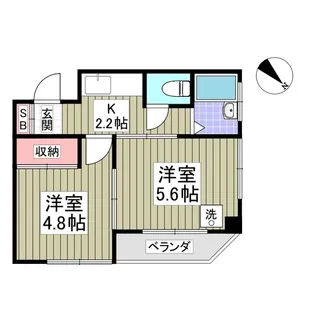 メゾンアニースティー【3階】の間取り