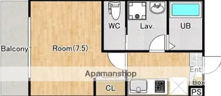 ジーメゾンゼフィール【1階】の間取り