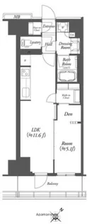 WORVE横浜伊勢佐木町【10階】の間取り